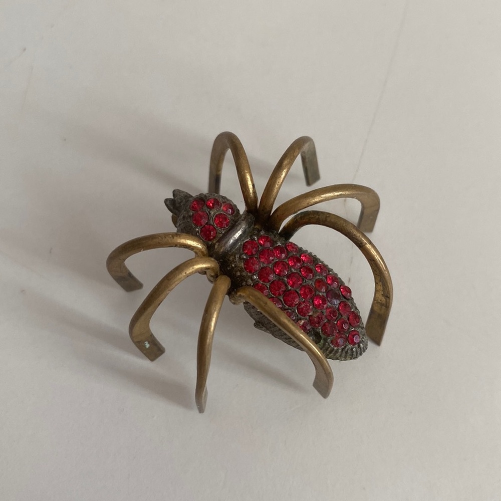 RARE 1930s Art Deco Bakelite Spider Brooch  Riverdale